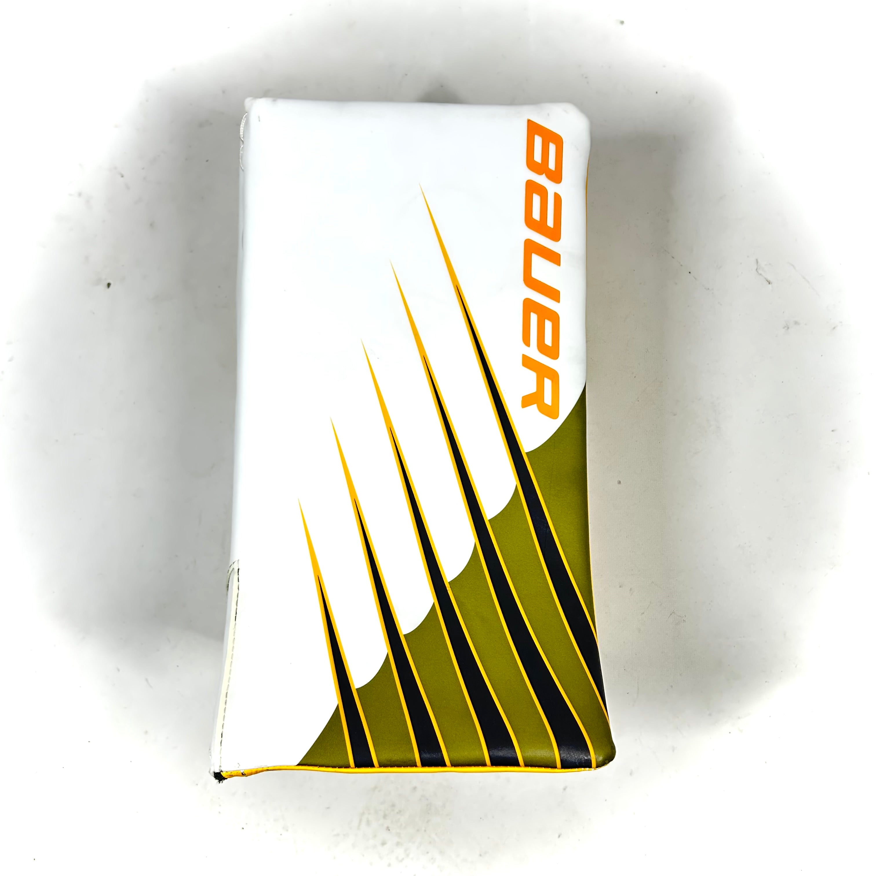 Bauer Supreme Mach - Bloqueur de gardien Pro Stock d'occasion (blanc/vert/jaune)